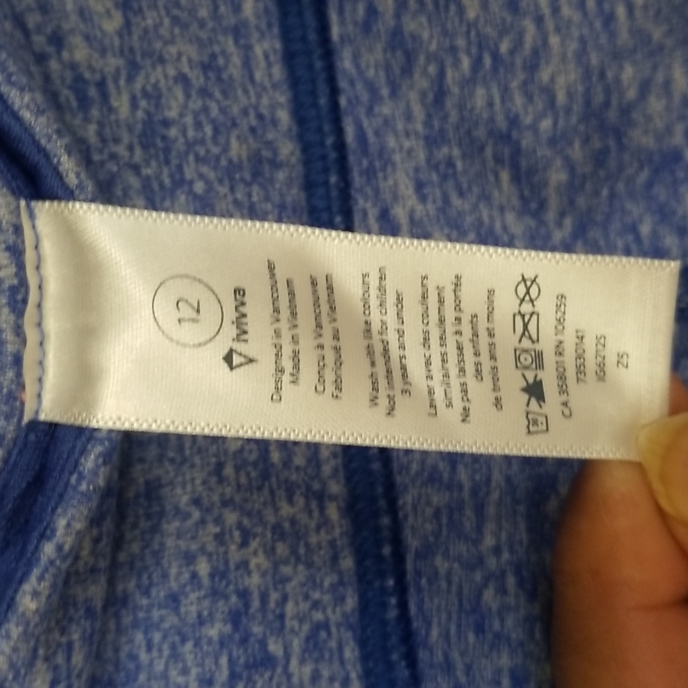 Ivivva by Lululemon Girl Capri Leggings Size 12 - Picture 4 of 5